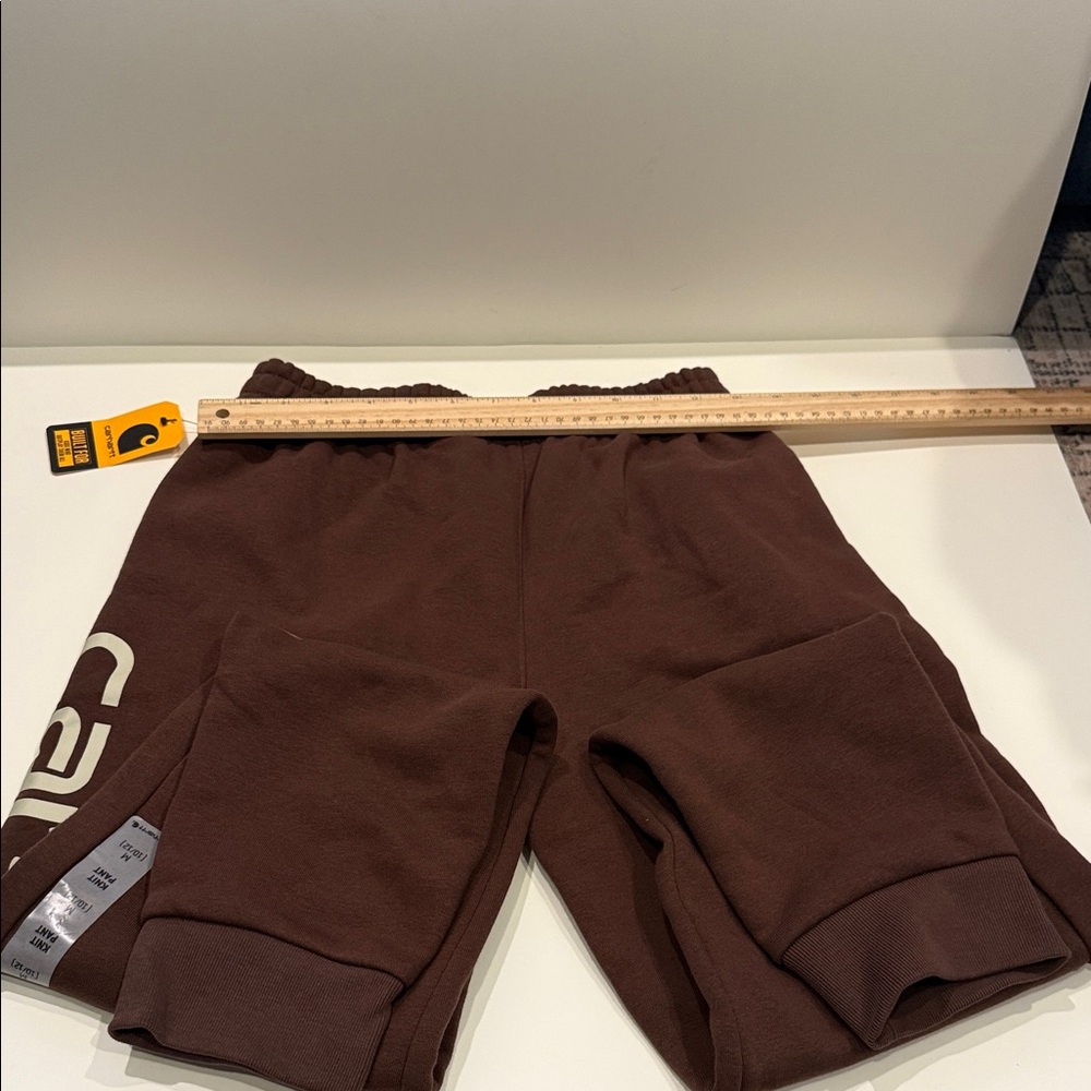Carhartt Kids‎ Brown Knit Sweatpants M NWT – Pockets & Drawstring, Logo Leg